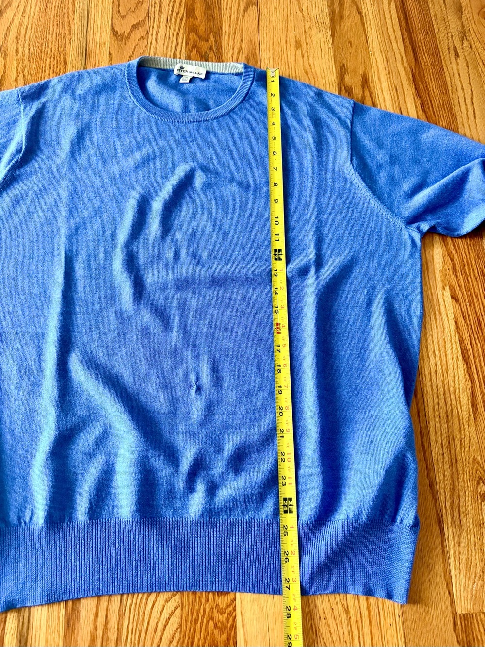 Peter Millar Men's Crewneck Sweater - Royal Blue - Picture 7 of 9